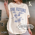 Custom Future Mrs Bride Be Engagement Party Casual - Adult & Kids T-Shirts, Sweatshirts & Hoodies apparel design preview 1