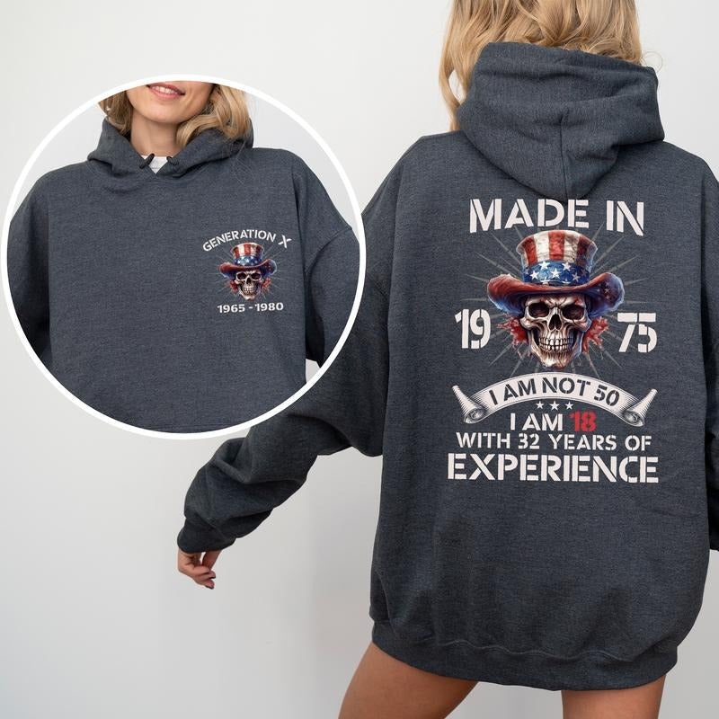 Custom Generation X Persionalized Birth Year Funny - Adult & Kids T-Shirts, Sweatshirts & Hoodies apparel design preview 1