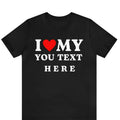 Custom I Love Heart - Adult & Kids T-Shirts, Sweatshirts & Hoodies apparel design preview 1