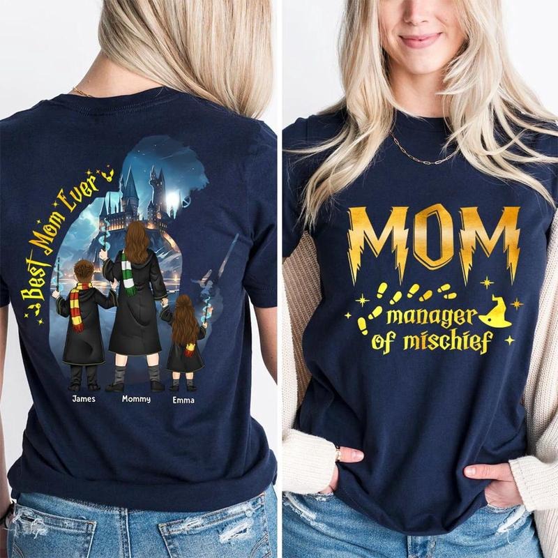 Custom Manager Mischief Mom Best Ever Magical Mama - Adult & Kids T-Shirts, Sweatshirts & Hoodies apparel design preview 1