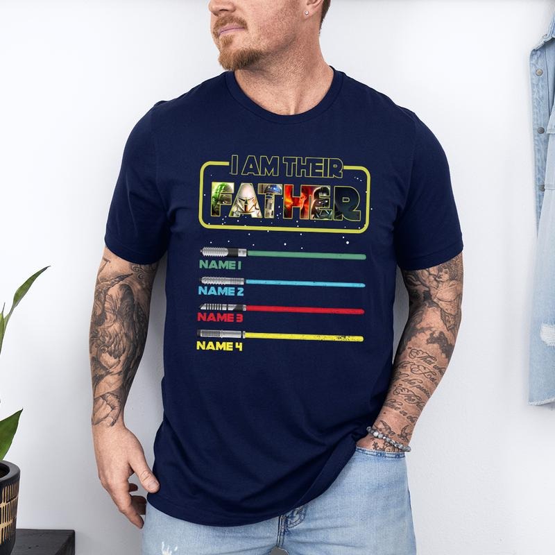 Custom Name "I Am Their Father" Personalized - Adult & Kids T-Shirts, Sweatshirts & Hoodies apparel design preview 1
