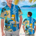 Custom Name Detroit Lions Bart Simpson Hawaiian For - Adult & Kids T-Shirts, Sweatshirts & Hoodies apparel design preview 1