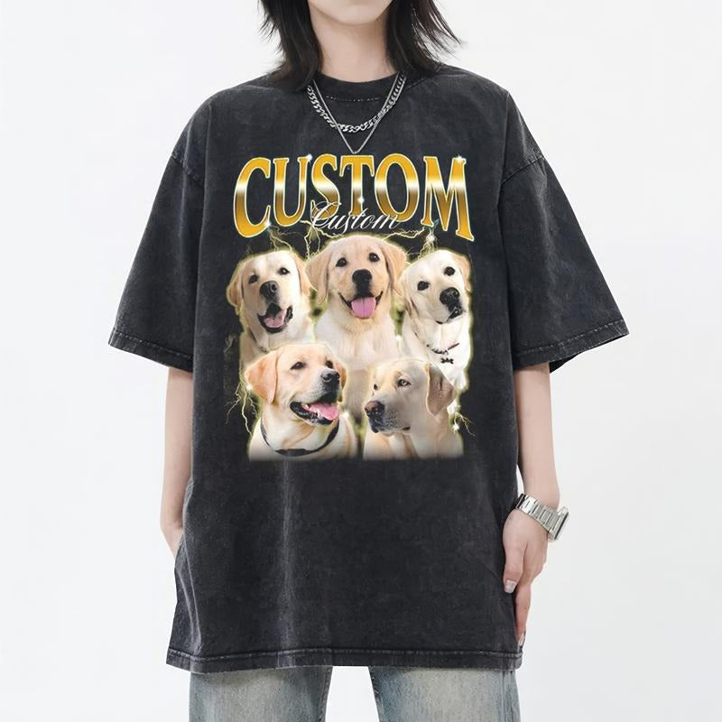Custom Pet Photo Personalized Dog Lover Perfect - Adult & Kids T-Shirts, Sweatshirts & Hoodies apparel design preview 1