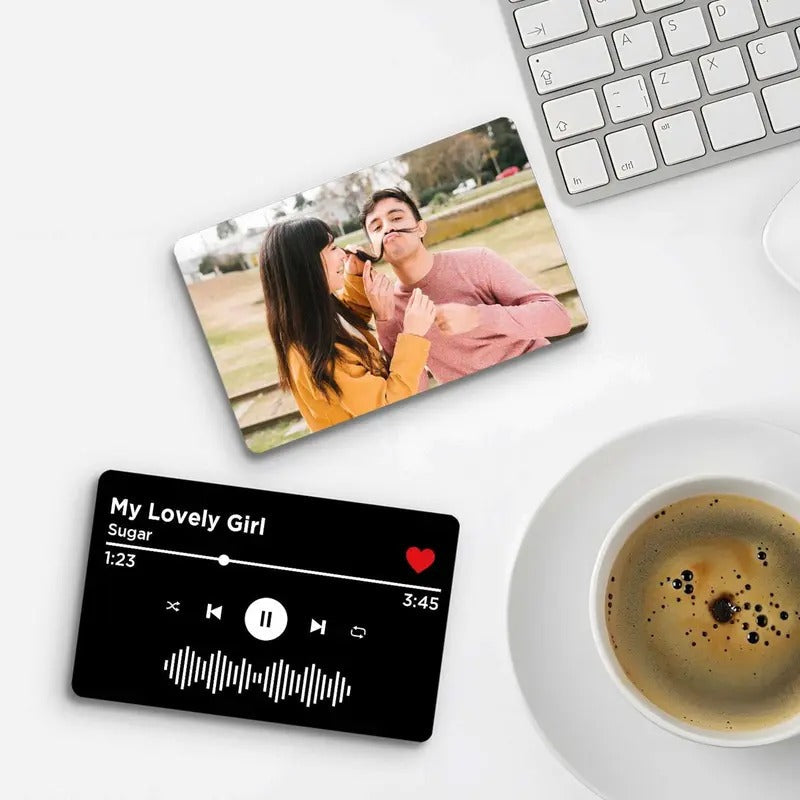 Custom Photo Wallet Metal Card Personalized Message - Adult & Kids T-Shirts, Sweatshirts & Hoodies apparel design preview 1