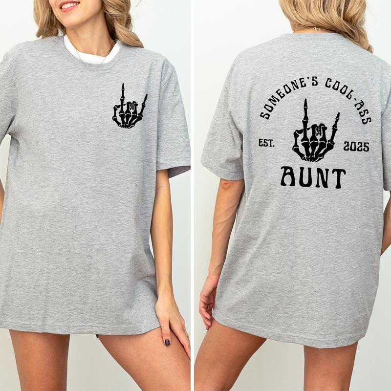 Custom Year Someones Cool Ass AuntShirt Aunt Club - Adult & Kids T-Shirts, Sweatshirts & Hoodies apparel design preview 1
