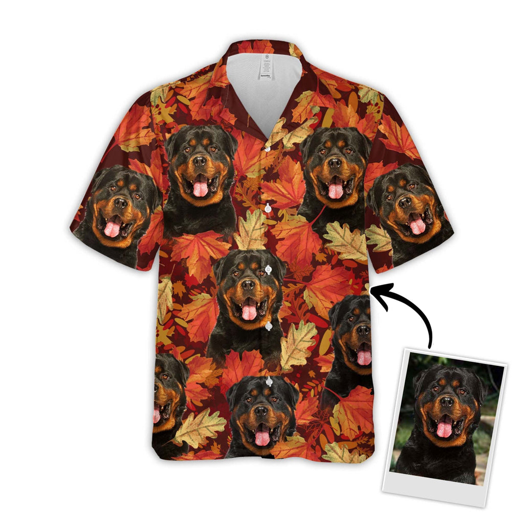 Custom Hawaiian With Pet Face Personalized Gift For - Adult & Kids T-Shirts, Sweatshirts & Hoodies apparel design preview 1