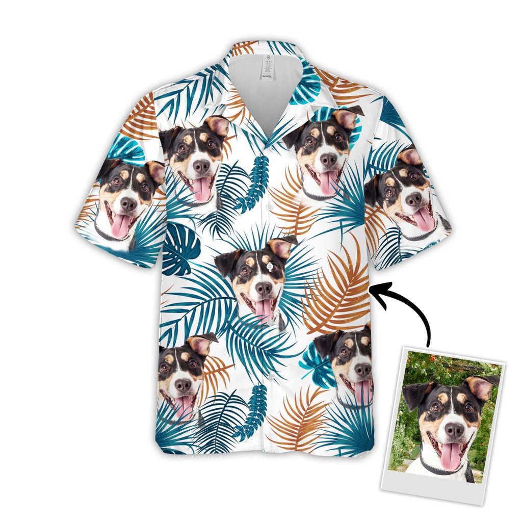 Custom Hawaiian With Pet Face Personalized Gift For - Adult & Kids T-Shirts, Sweatshirts & Hoodies apparel design preview 1