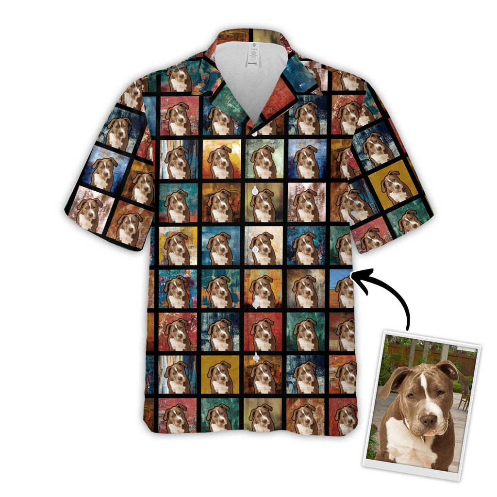 Custom Hawaiian With Pet Face Personalized Gift For - Adult & Kids T-Shirts, Sweatshirts & Hoodies apparel design preview 1