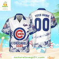 Chicago Cubs MLB Hawaiian Custom Tropical Baseball - Adult & Kids T-Shirts, Sweatshirts & Hoodies apparel design preview 1