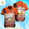 San Francisco Giants Hawaiian Custom Sunset Baseball - Adult & Kids T-Shirts, Sweatshirts & Hoodies apparel design preview 1