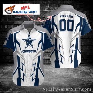 Customizable Starburst Dallas Cowboys Hawaiian - Adult & Kids T-Shirts, Sweatshirts & Hoodies apparel design preview 1