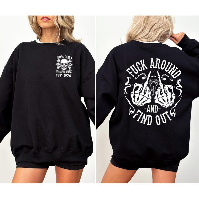Customize Proud Gen X Raised Hose Water Neglect - Adult & Kids T-Shirts, Sweatshirts & Hoodies apparel design preview 1