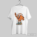 Cute Basketball Peace Sign - Adult & Kids T-Shirts, Sweatshirts & Hoodies apparel design preview 1