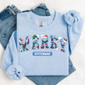 Cute Cartoon Merrymas Retro Xmas Cotton Fabric - Adult & Kids T-Shirts, Sweatshirts & Hoodies apparel design preview 1