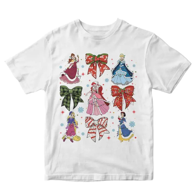 Cute Coquette Bows Princess Cartoon Merry - Adult & Kids T-Shirts, Sweatshirts & Hoodies apparel design preview 1
