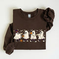 Cute Ghost Halloween Retro Spooky Season - Adult & Kids T-Shirts, Sweatshirts & Hoodies apparel design preview 1