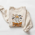 Cute Ghost Halloween Boo Haw Western Retro Country - Adult & Kids T-Shirts, Sweatshirts & Hoodies apparel design preview 1