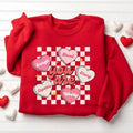 Cute Valentine Retro Heart Love - Adult & Kids T-Shirts, Sweatshirts & Hoodies apparel design preview 1