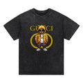 Cute Bear Cool Handsome Washed Circle Tide Is - Adult & Kids T-Shirts, Sweatshirts & Hoodies apparel design preview 1