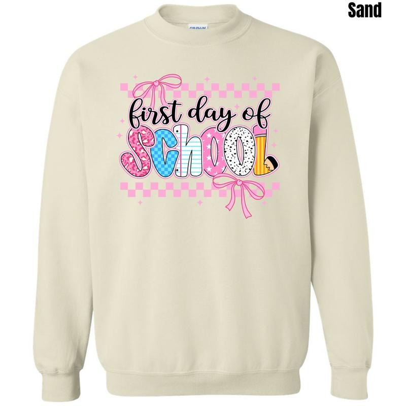 Cutesy First Day 'NLB' - Adult & Kids T-Shirts, Sweatshirts & Hoodies apparel design preview 1