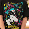 Cyberpunk Edgerunners Edge Runners DAVID LUCY Neon - Adult & Kids T-Shirts, Sweatshirts & Hoodies apparel design preview 1