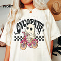 Cycopath Halloween Spooky Season Ghost Bike - Adult & Kids T-Shirts, Sweatshirts & Hoodies apparel design preview 1