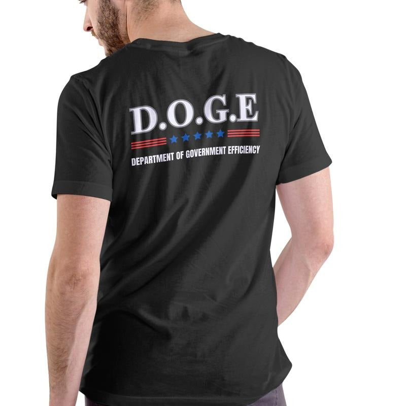 D.O.G.E Department Government Efficiency Cotton - Adult & Kids T-Shirts, Sweatshirts & Hoodies apparel design preview 1