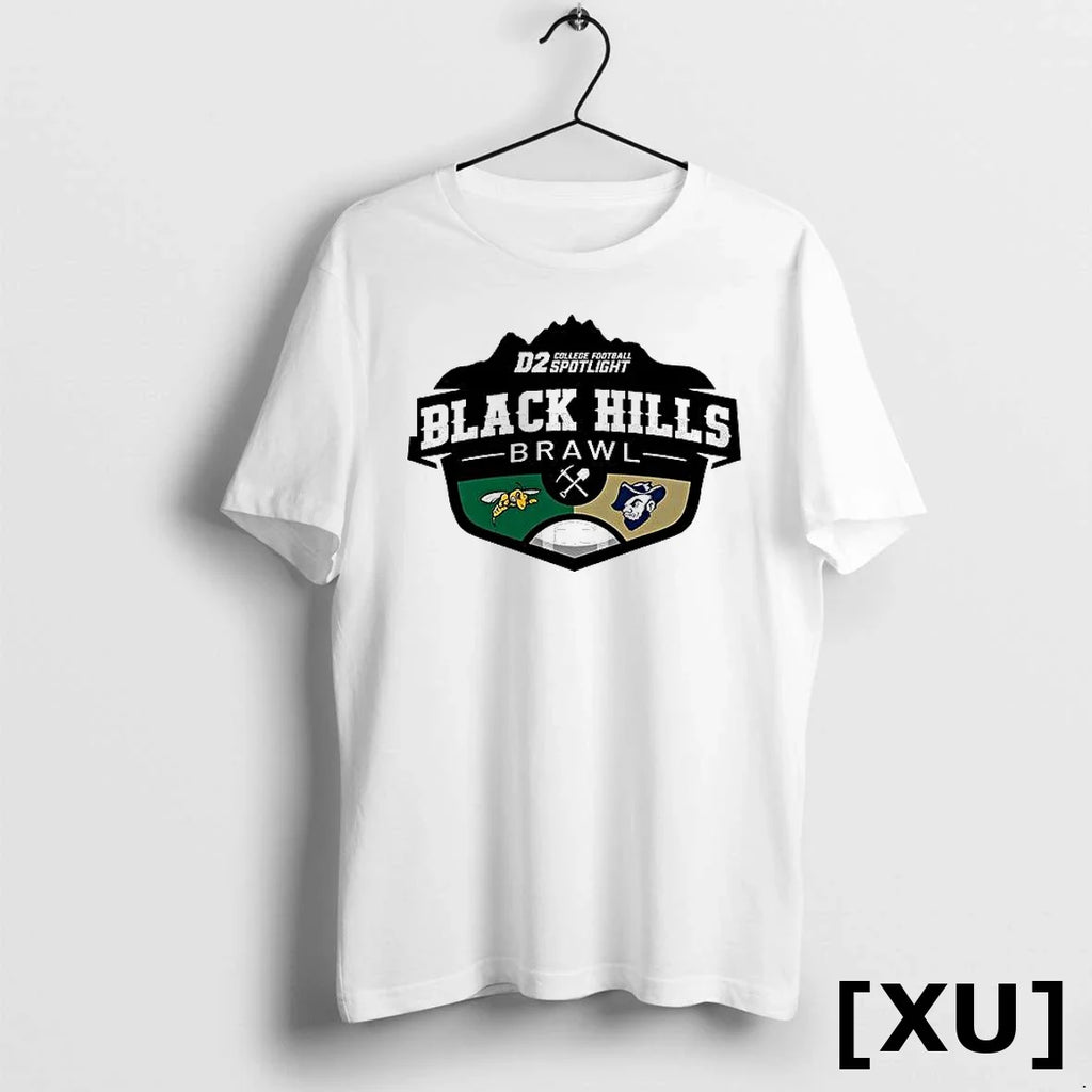 D2 College Football Spotlight Black Hills Brawl South - Adult & Kids T-Shirts, Sweatshirts & Hoodies apparel design preview 1