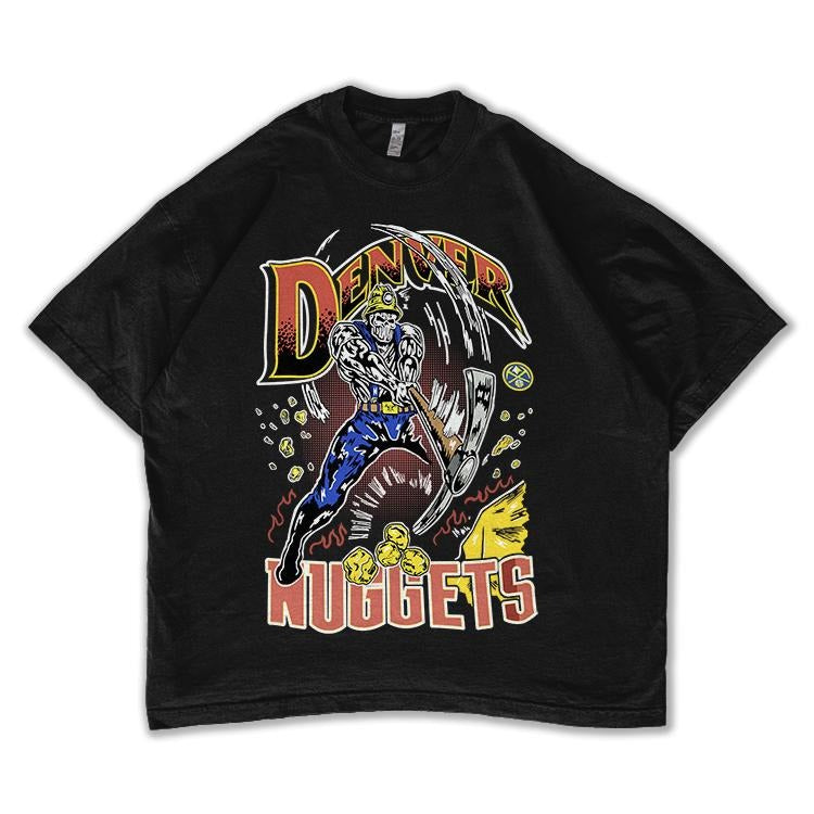 DENVER X WLOTAS MINER Basketball Shaka Nugget =%2= - Adult & Kids T-Shirts, Sweatshirts & Hoodies apparel design preview 1
