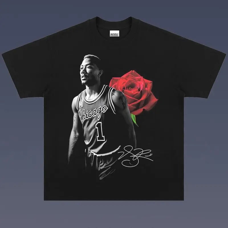 DERRICK ROSE Vintage Sport Fan 3.4 - Adult & Kids T-Shirts, Sweatshirts & Hoodies apparel design preview 1