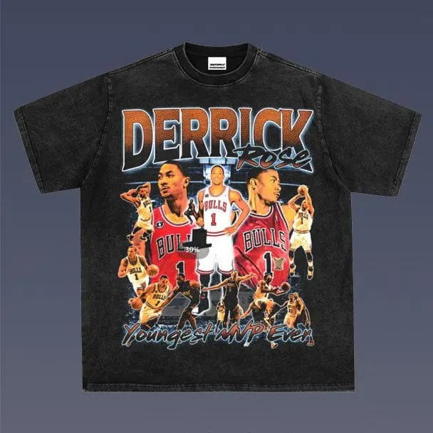 DERRICK ROSE 2.3 VINTAGE SPORT FAN - Adult & Kids T-Shirts, Sweatshirts & Hoodies apparel design preview 1
