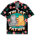The Cat Father Personalized Custom Hawaiian - Adult & Kids T-Shirts, Sweatshirts & Hoodies apparel design preview 1