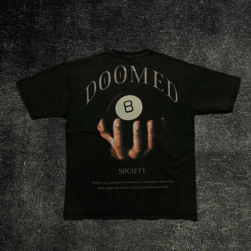 DOOMED SOCIETY PUMPCOVER - Adult & Kids T-Shirts, Sweatshirts & Hoodies apparel design preview 1