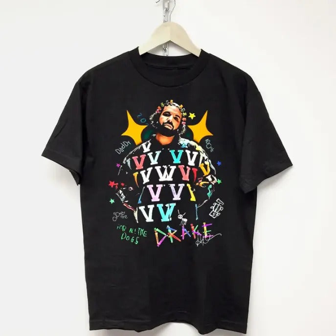 DRAKE Vtg Rap Concert Tour Classic Cotton - Adult & Kids T-Shirts, Sweatshirts & Hoodies apparel design preview 1
