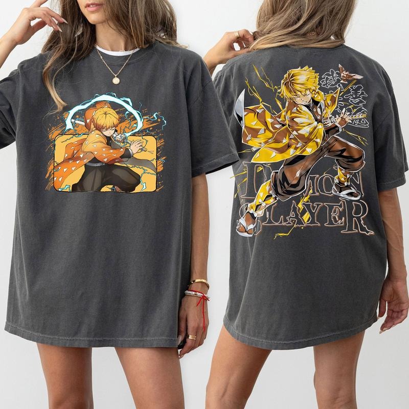DS Thunder Breathing Anime Lover - Adult & Kids T-Shirts, Sweatshirts & Hoodies apparel design preview 1