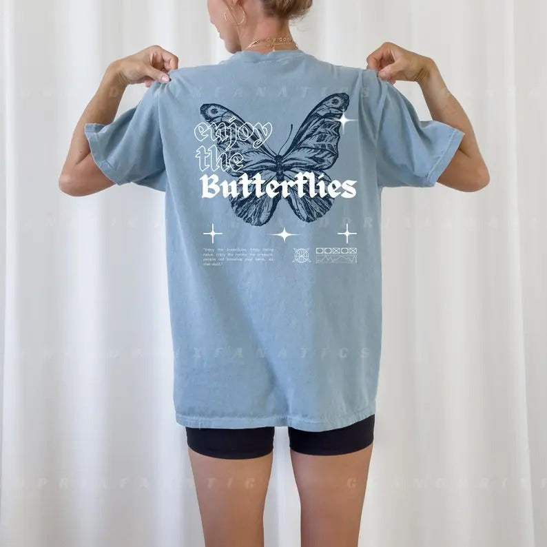 Da.Niel Ricciard0 Enjoy Butterflies 2 Side Formula 1 - Adult & Kids T-Shirts, Sweatshirts & Hoodies apparel design preview 1