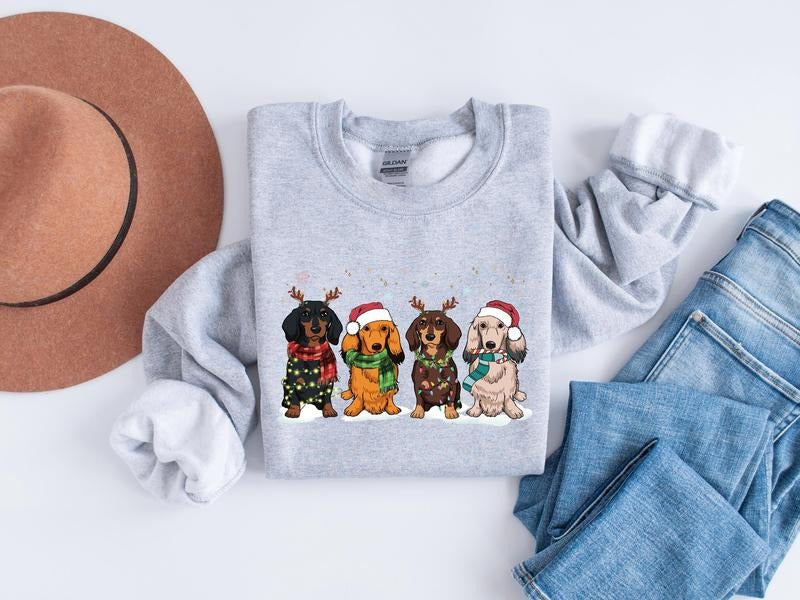 Dachshund Dog Lover New Year Mom - Adult & Kids T-Shirts, Sweatshirts & Hoodies apparel design preview 1
