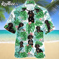 Dachshund Dog Tropical Plant Hawaiian - Adult & Kids T-Shirts, Sweatshirts & Hoodies apparel design preview 1