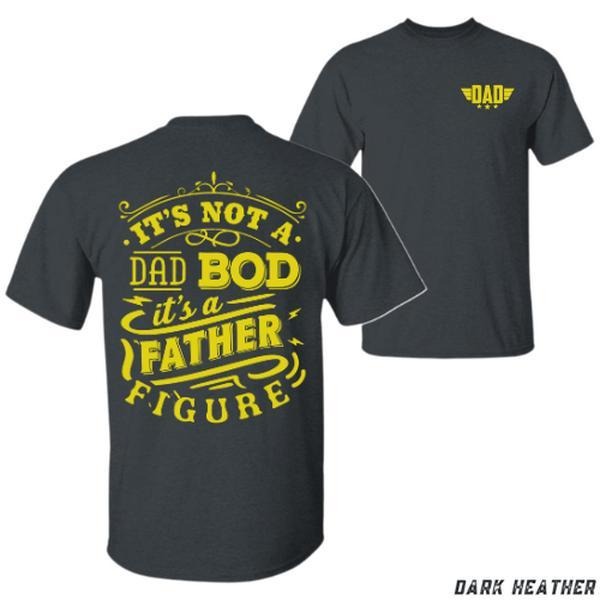 Dad Bod Bold ''S Not Father Figure' Relaxed Fit Ideal - Adult & Kids T-Shirts, Sweatshirts & Hoodies apparel design preview 1