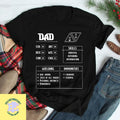 Dad Character Sheet Dungeons Dragons Dnd Role Playing - Adult & Kids T-Shirts, Sweatshirts & Hoodies apparel design preview 1