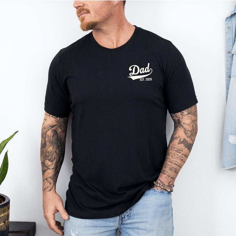 Dad Est 2024 Personalized Custom Pregnancy - Adult & Kids T-Shirts, Sweatshirts & Hoodies apparel design preview 1