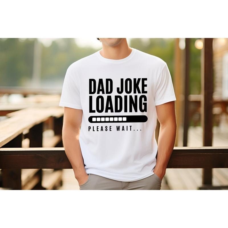 Dad Joke Loading Funny - Adult & Kids T-Shirts, Sweatshirts & Hoodies apparel design preview 1