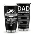 Dad Nutrition Facts Tumbler 20oz 30oz Insulated Cup - Adult & Kids T-Shirts, Sweatshirts & Hoodies apparel design preview 1