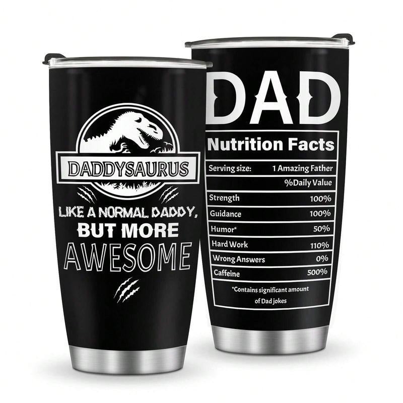 Dad Nutrition Facts Tumbler 20oz 30oz Insulated Cup - Adult & Kids T-Shirts, Sweatshirts & Hoodies apparel design preview 1
