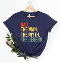 Dad Man Myth Legend Funny Father Best - Adult & Kids T-Shirts, Sweatshirts & Hoodies apparel design preview 1