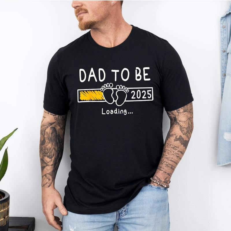 Dad Be 2025 Pregnancy Announcement New Daddy Baby - Adult & Kids T-Shirts, Sweatshirts & Hoodies apparel design preview 1