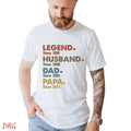 Dad Years DRG Papa Year Husband Legend - Adult & Kids T-Shirts, Sweatshirts & Hoodies apparel design preview 1