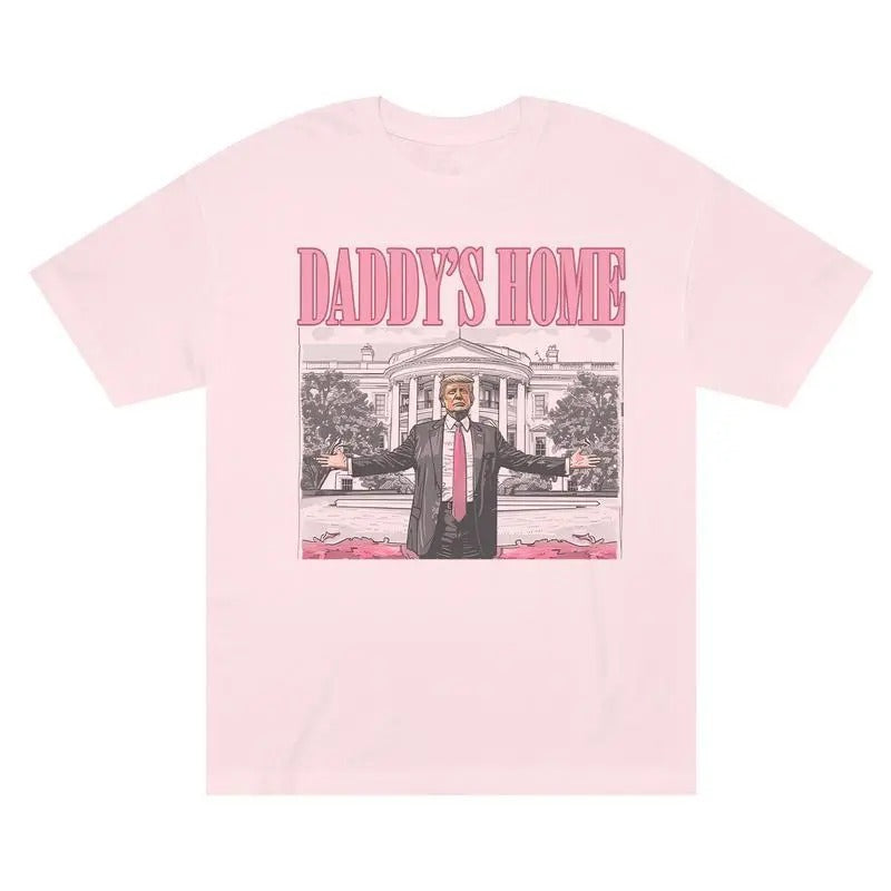 Daddy'S Home Trump 2024 Election Supporters Full - Adult & Kids T-Shirts, Sweatshirts & Hoodies apparel design preview 1