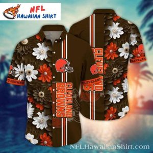 Daisy Defense Cleveland Browns Hawaiian - Adult & Kids T-Shirts, Sweatshirts & Hoodies apparel design preview 1