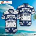 Dallas Cowboys Aloha Vintage Label Inspired Design - Adult & Kids T-Shirts, Sweatshirts & Hoodies apparel design preview 1